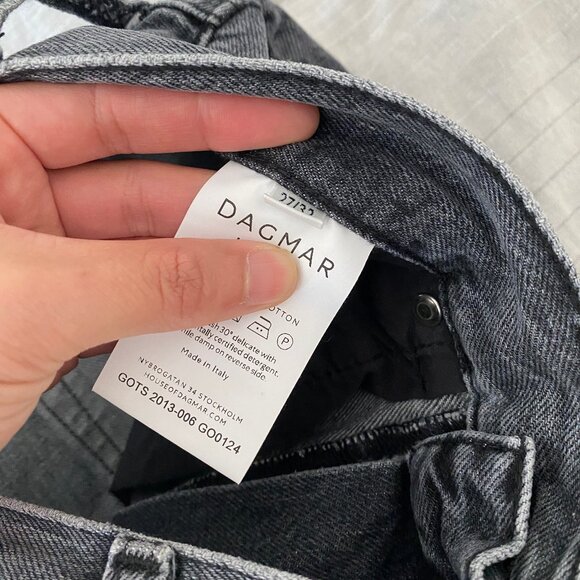 House of Dagmar Gray Straight Leg Jeans - Picture 4 of 10